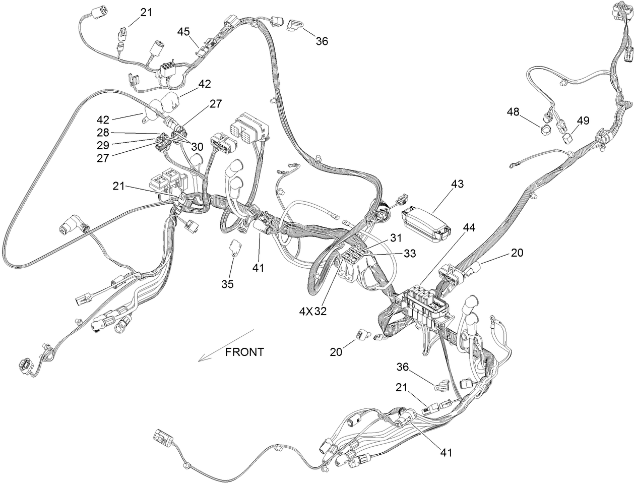 Wire Harness Assembly No. 122-0240