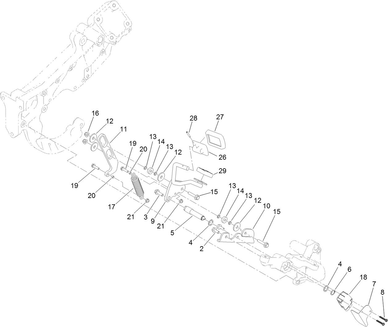Traction Pedal Assembly