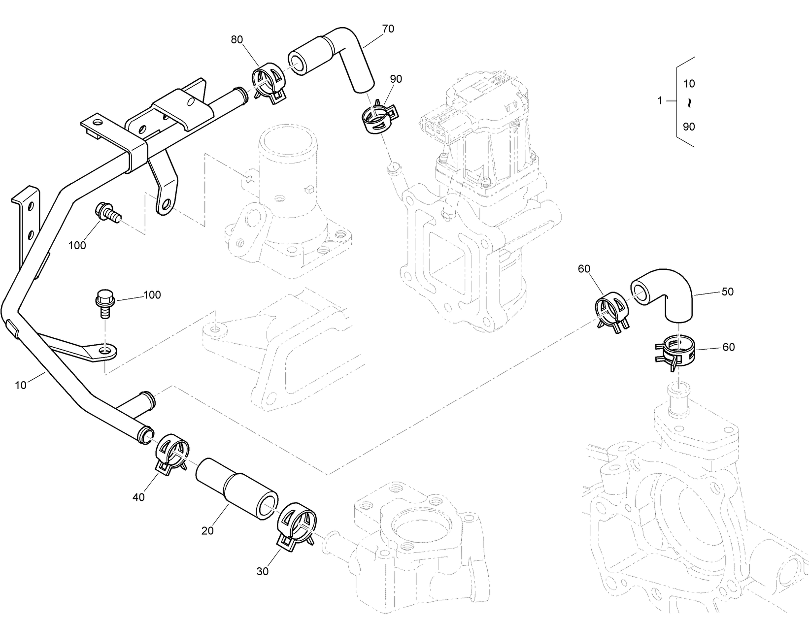 Water Pipe Assembly
