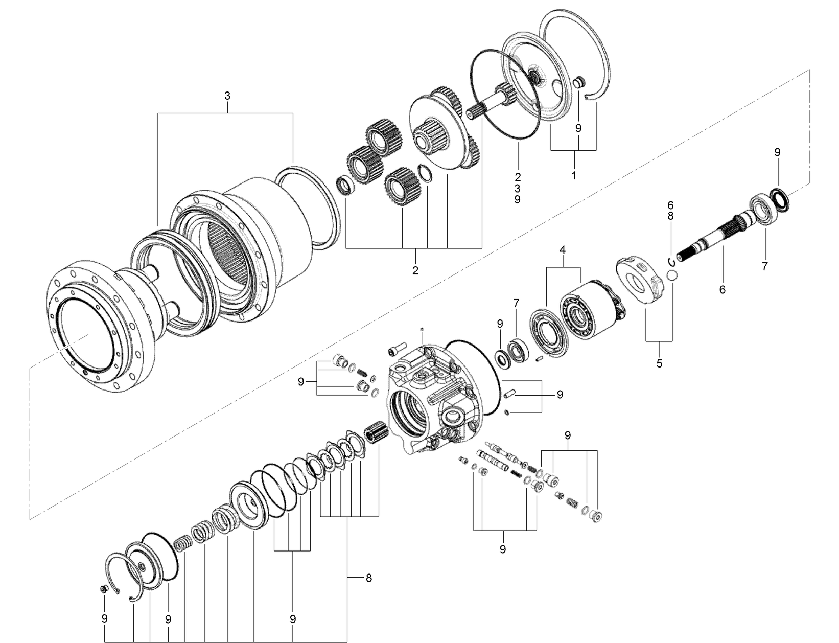 Track Drive Assembly No. 136-4751