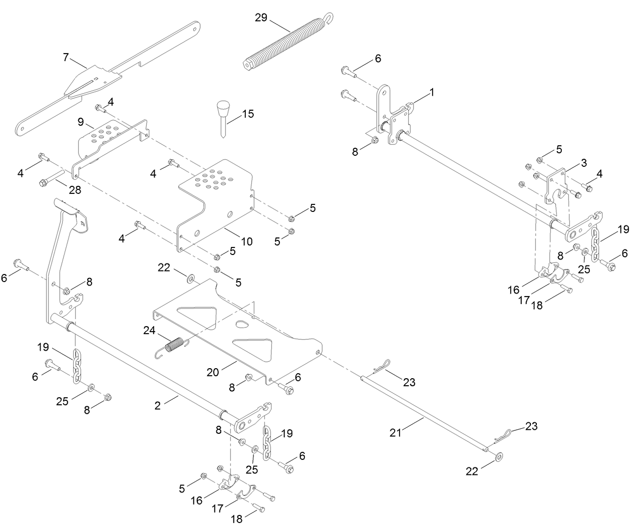 Deck Lift Assembly