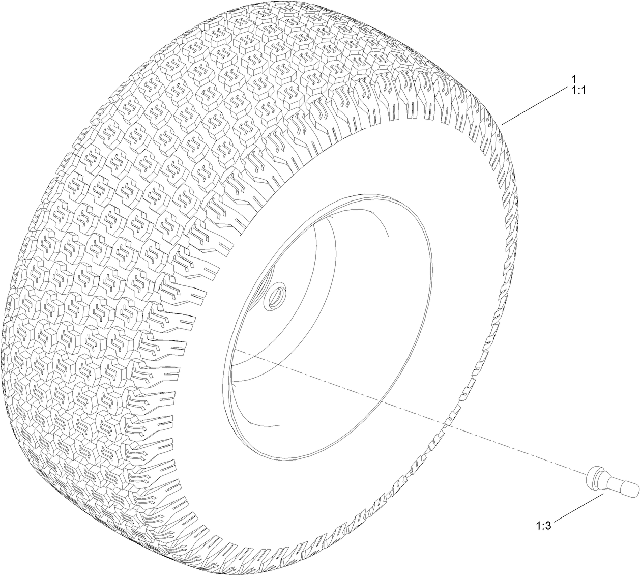 Rear Tire Assembly
