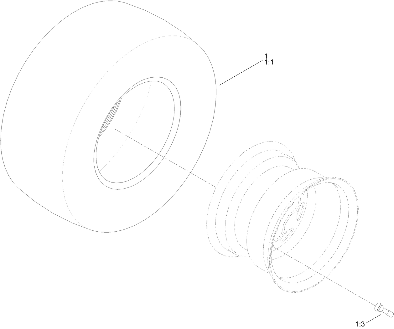 Rear Tire Assembly