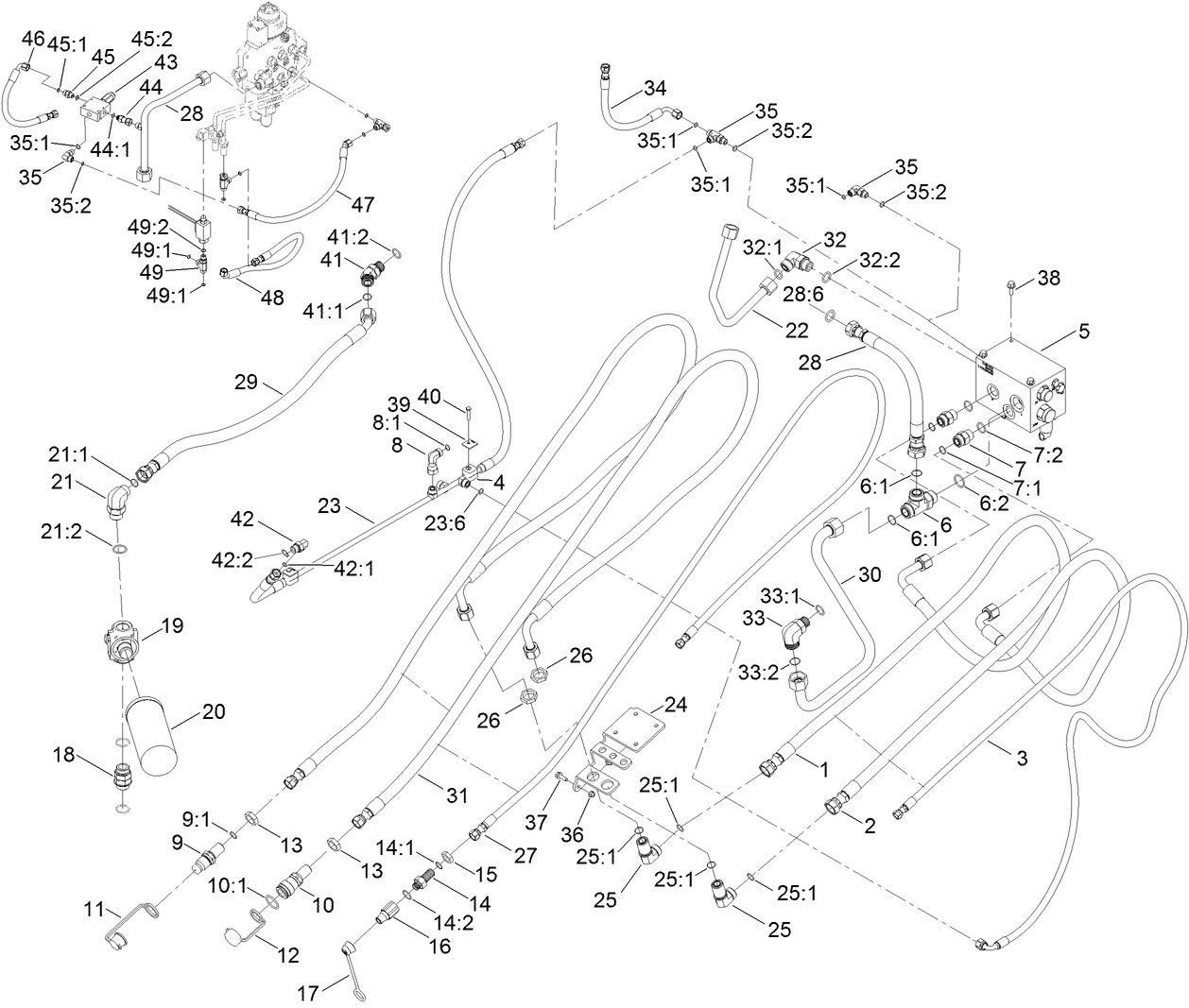 Auxiliary Hydraulic Assembly