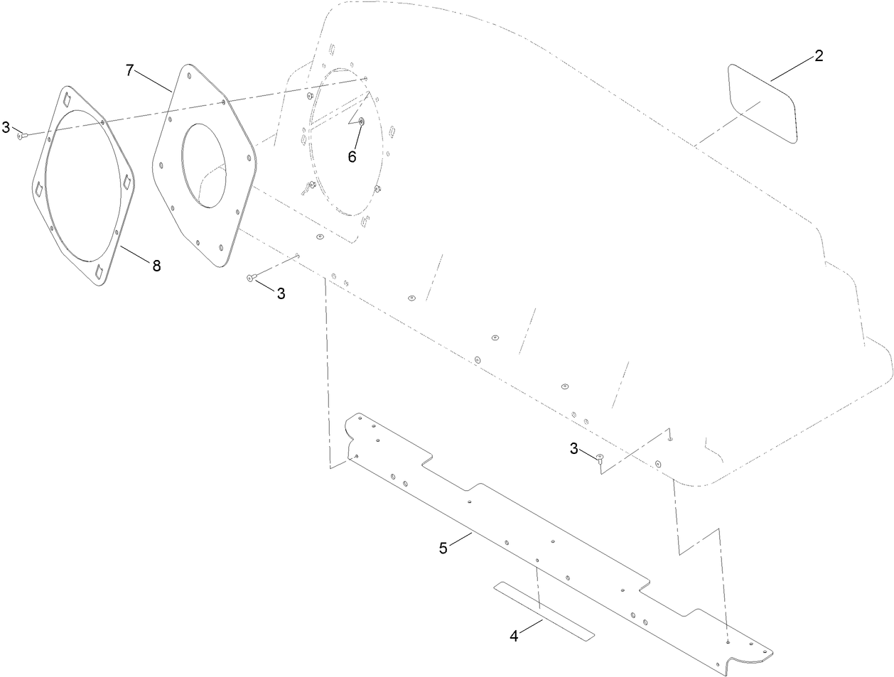 Bagger Hood Assembly No. 140-5031