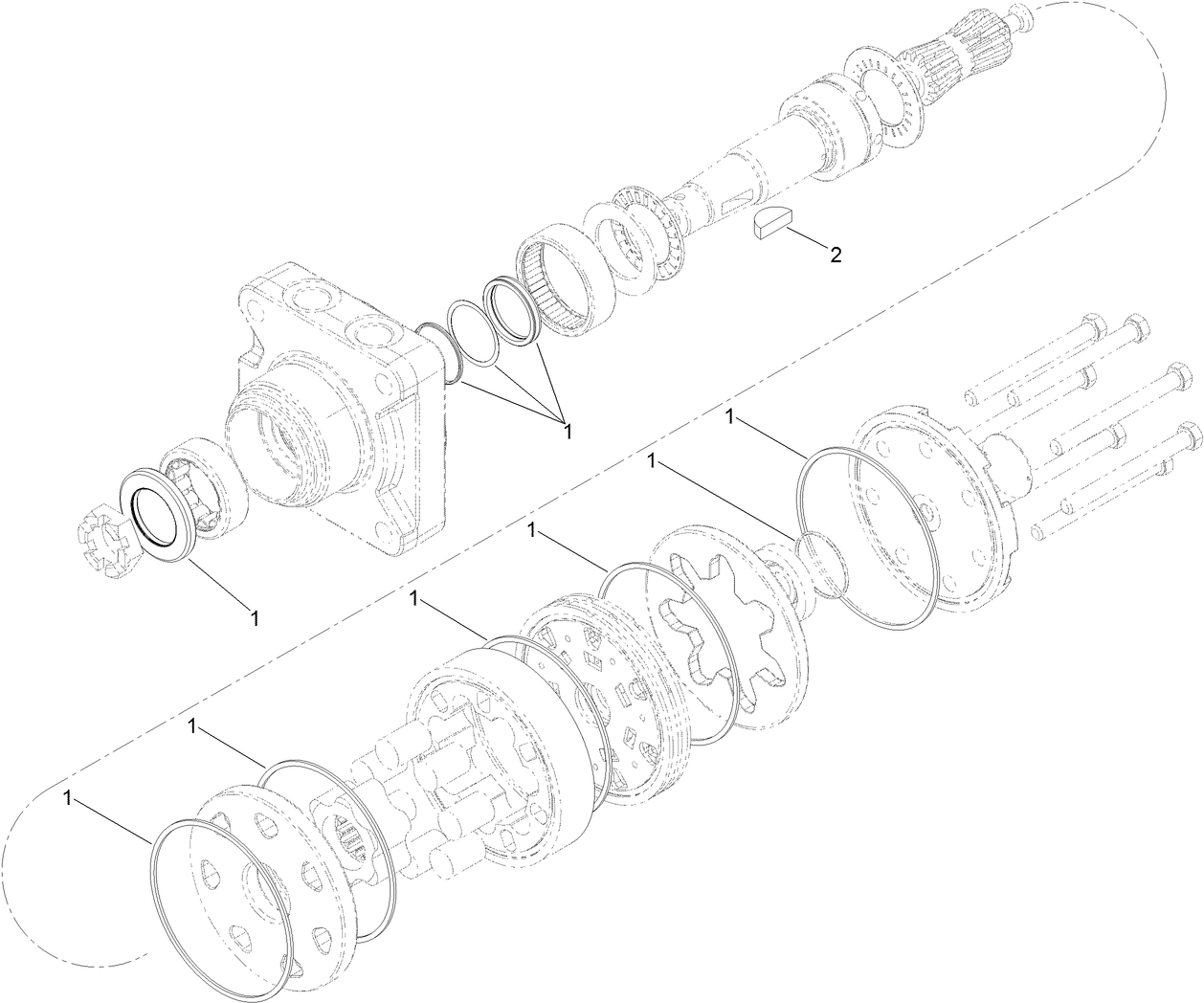 Hydraulic Motor Assembly No. 138-0303