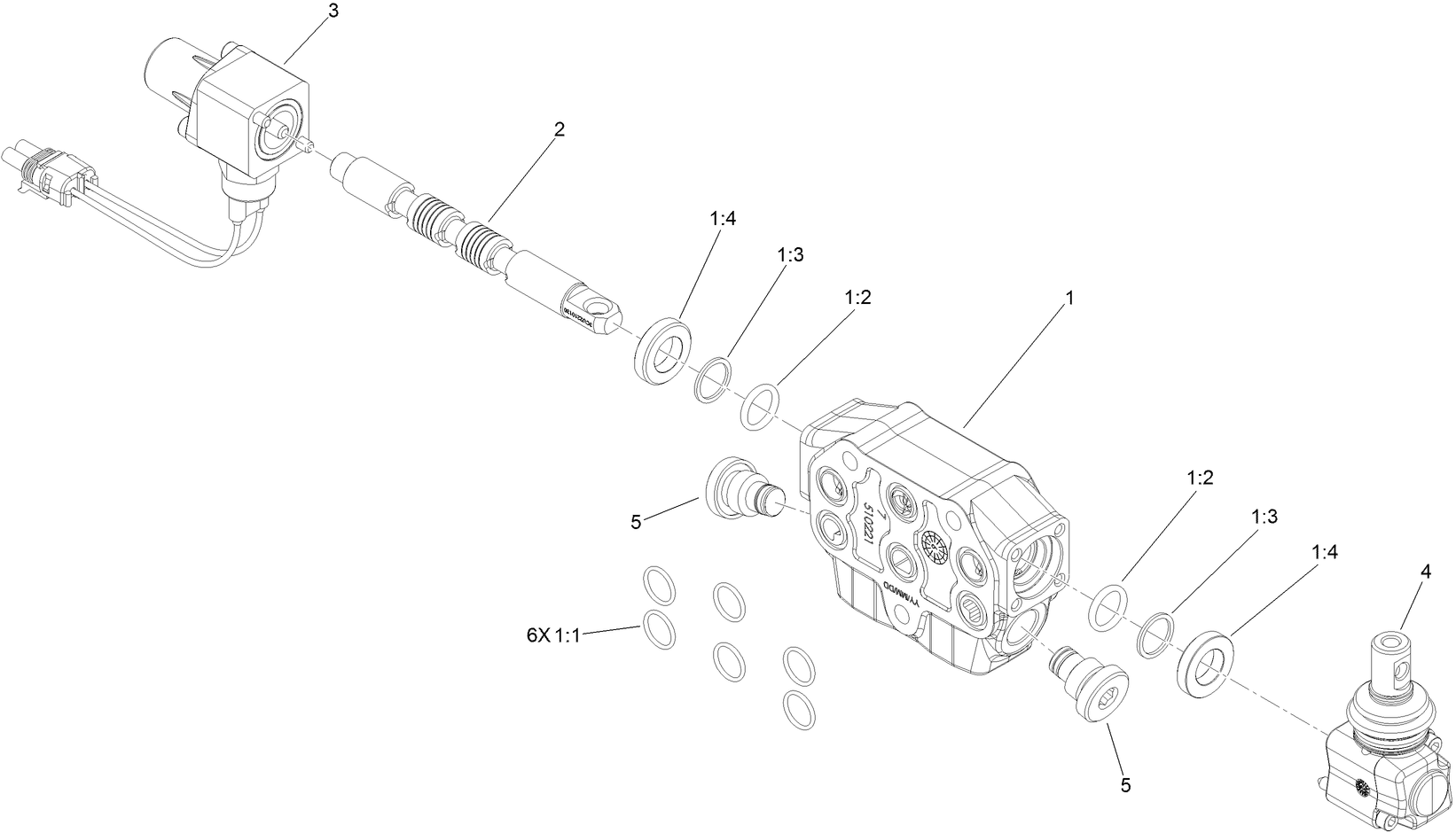 Parallel Valve Section Assembly No. 139-1346