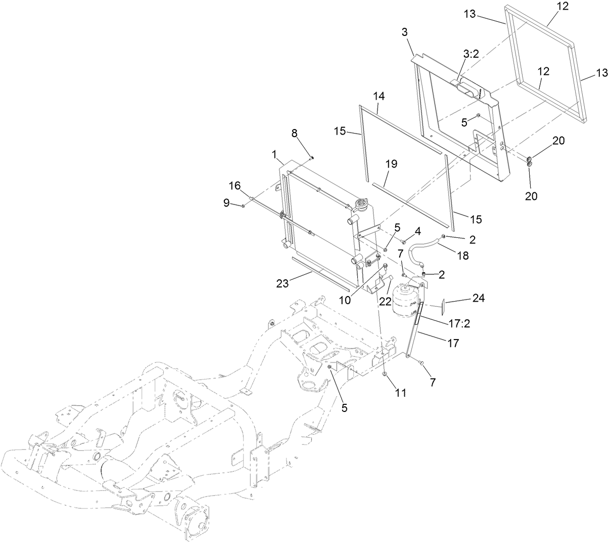 Radiator and Cooler Assembly