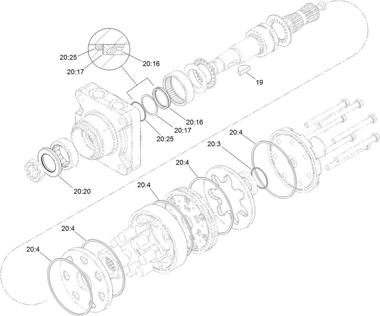Hydraulic Motor Assembly No. 137-2459