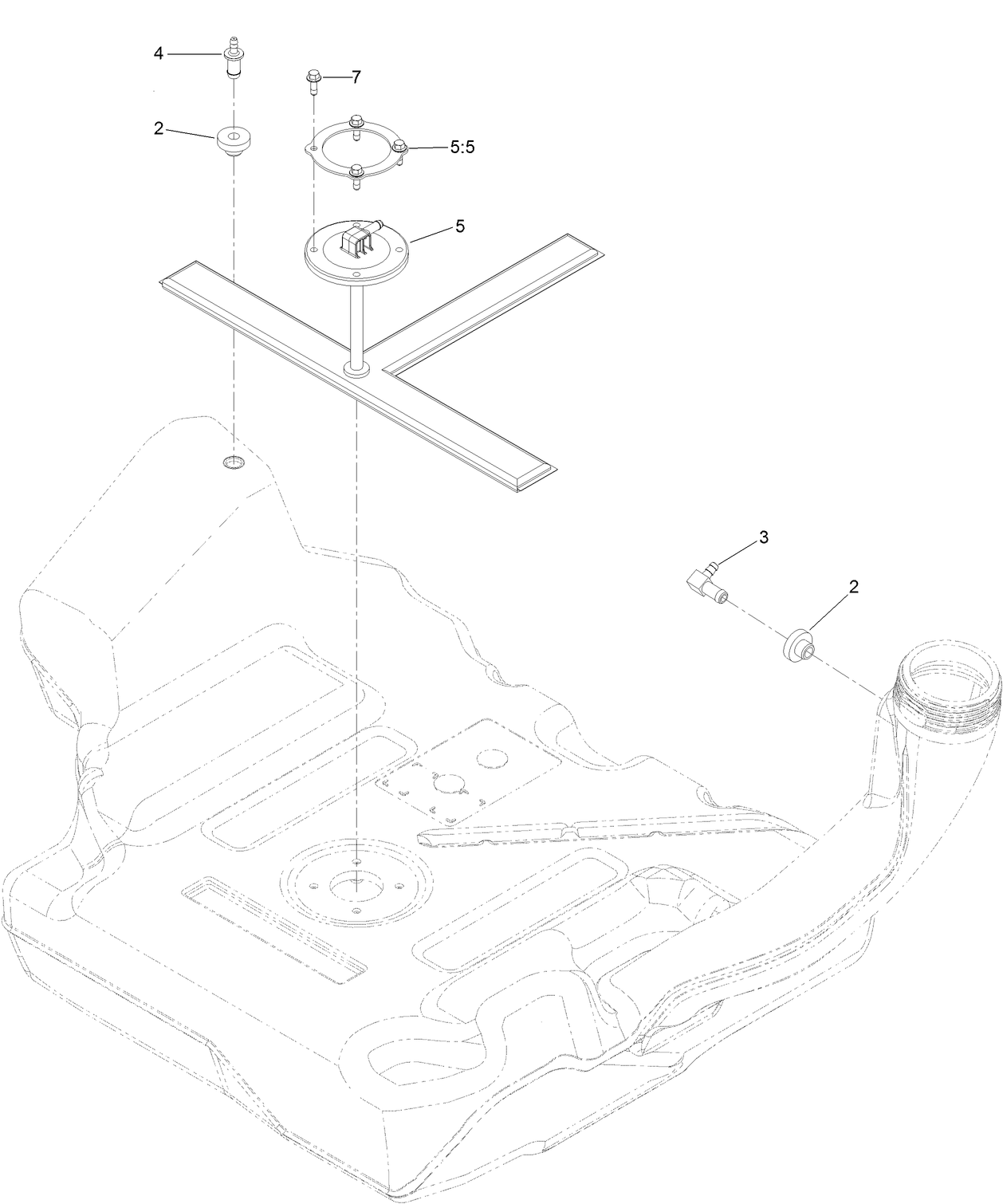 Fuel Tank Assembly No. 126-4724