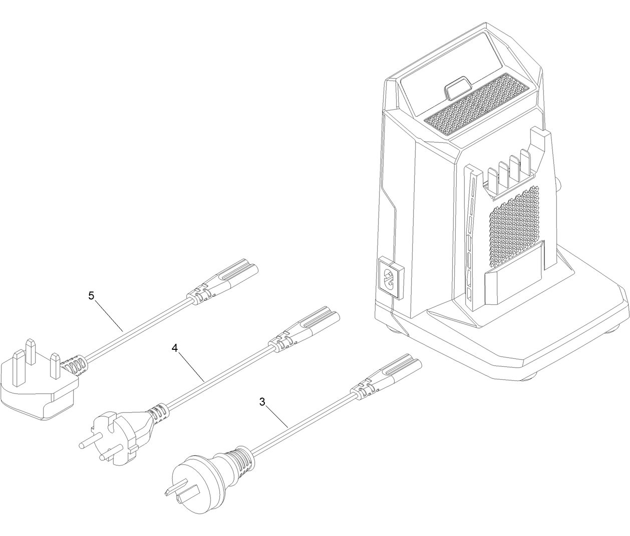Flex-Force Power System 60V MAX Battery Charger Assembly