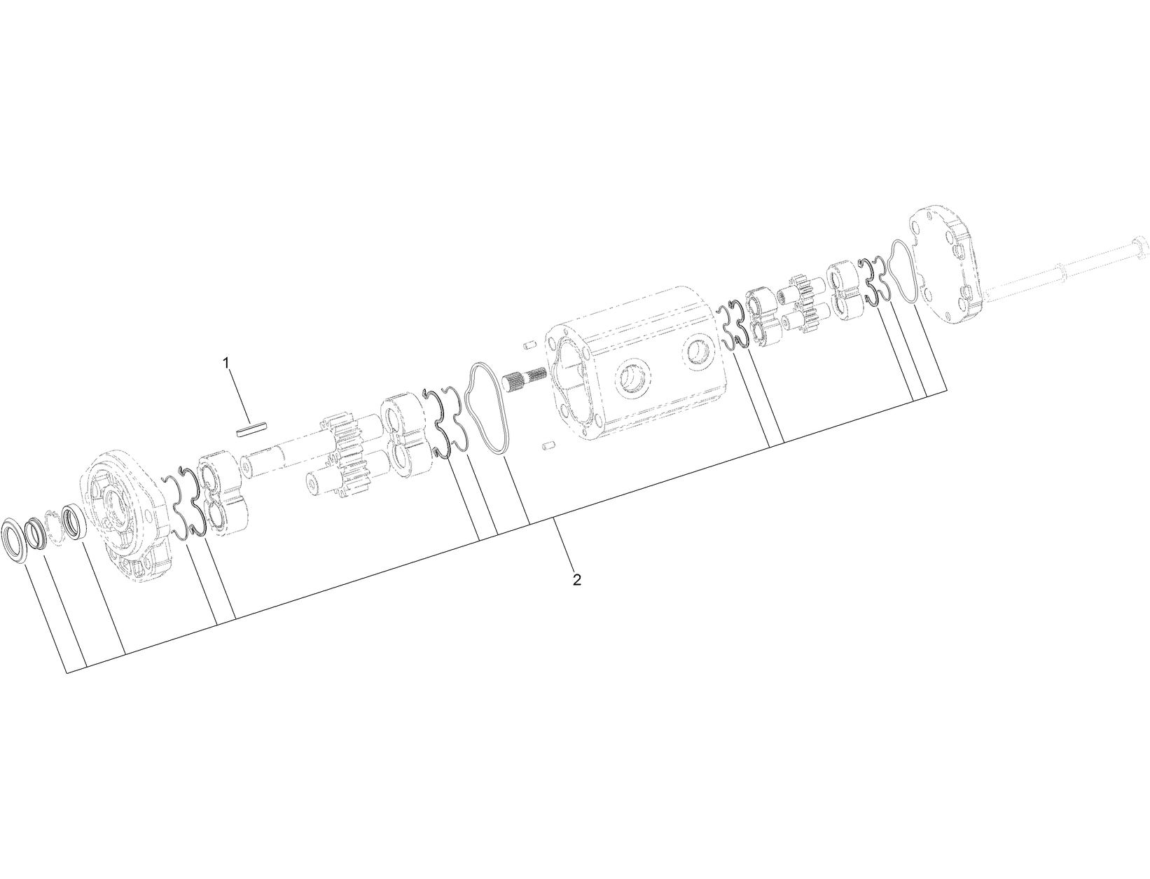 Hydraulic Pump Assembly No. 137-7630
