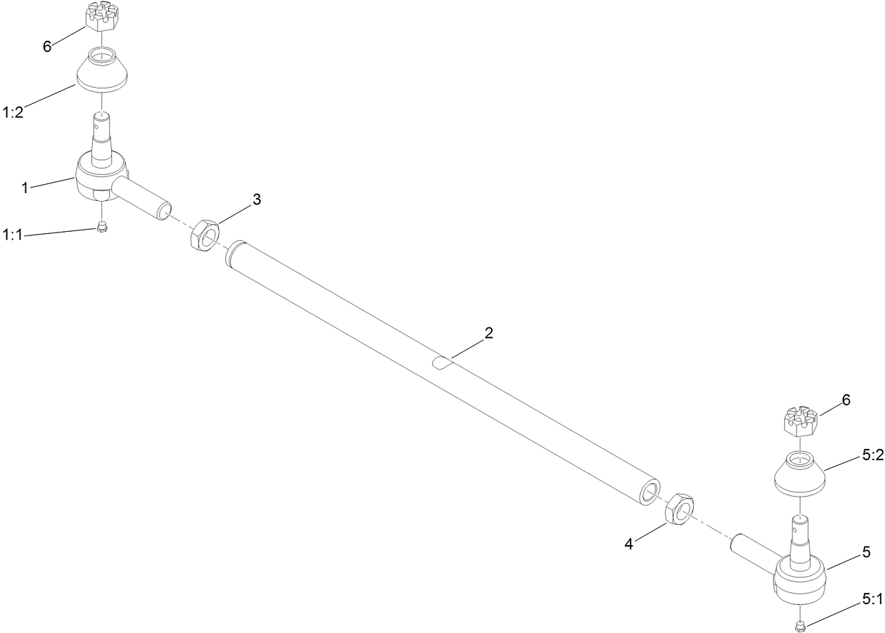 Tie Rod Assembly No. 133-6462