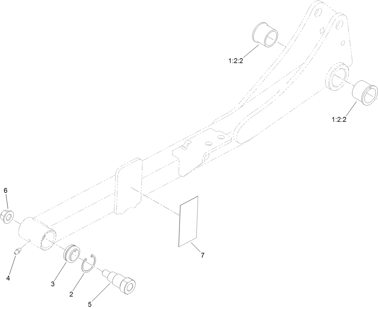 LH Lift Arm Assembly No. 138-7419SP