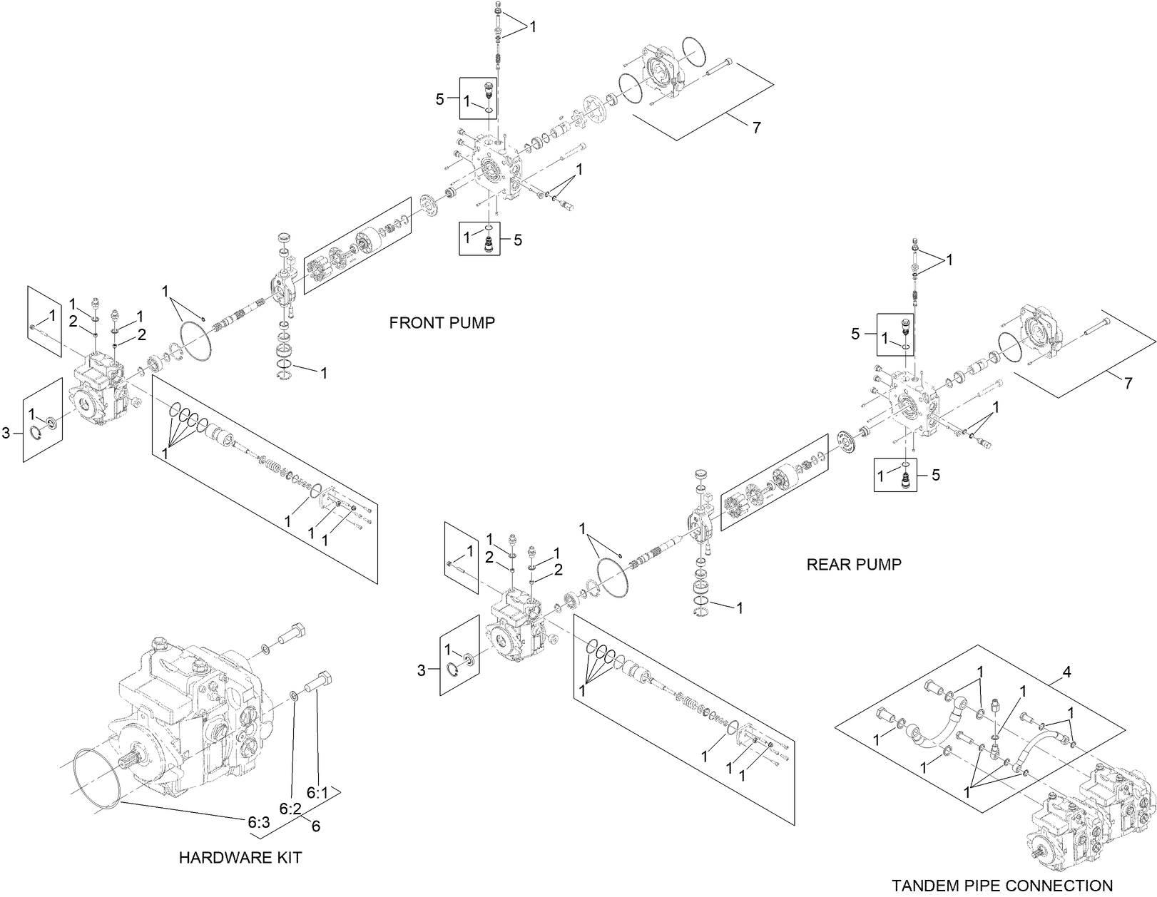 Tandem Pump Assembly No. 138-0767