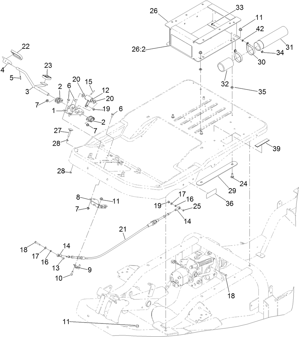 Traction Pedal Assembly