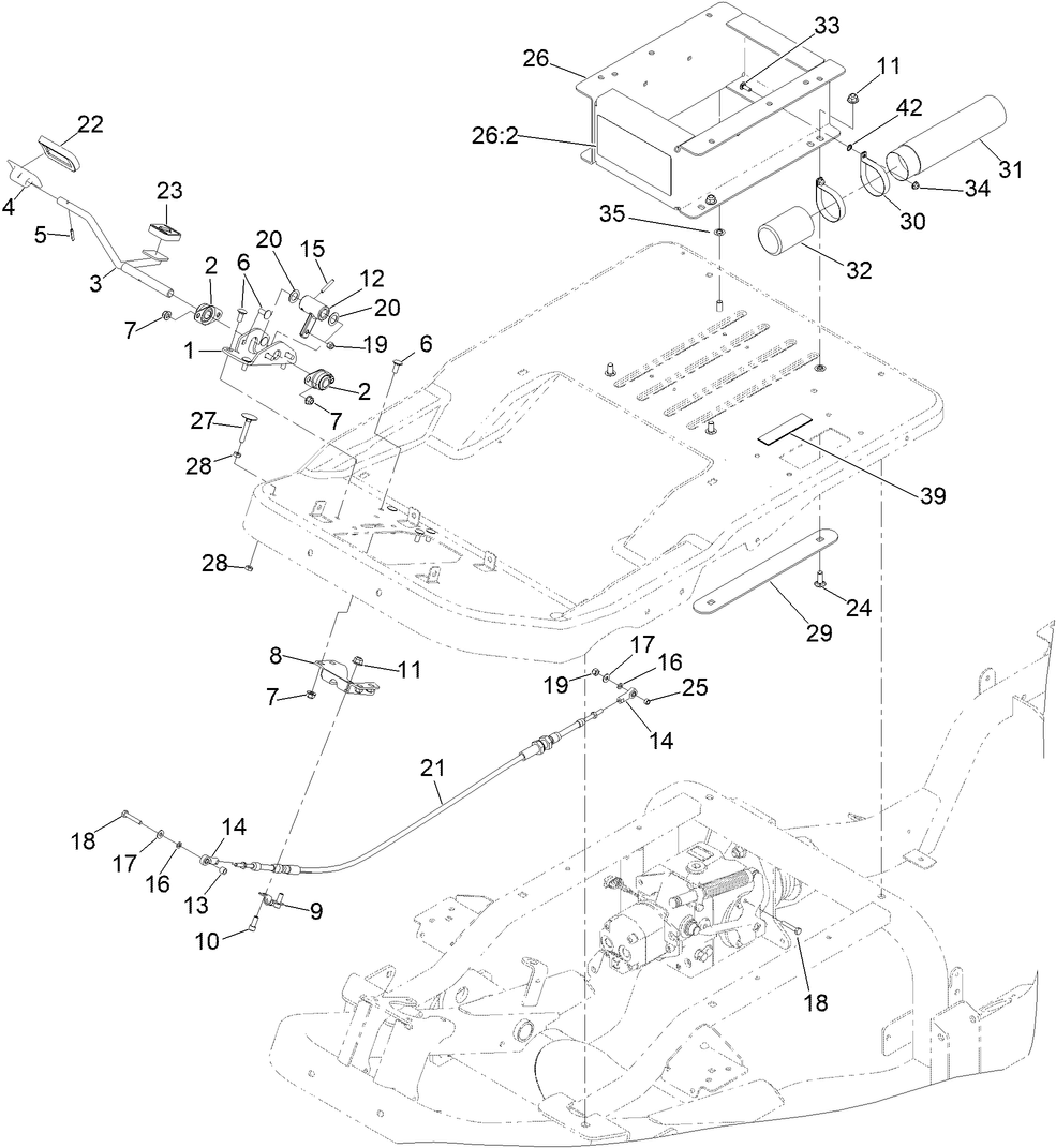 Traction Pedal Assembly