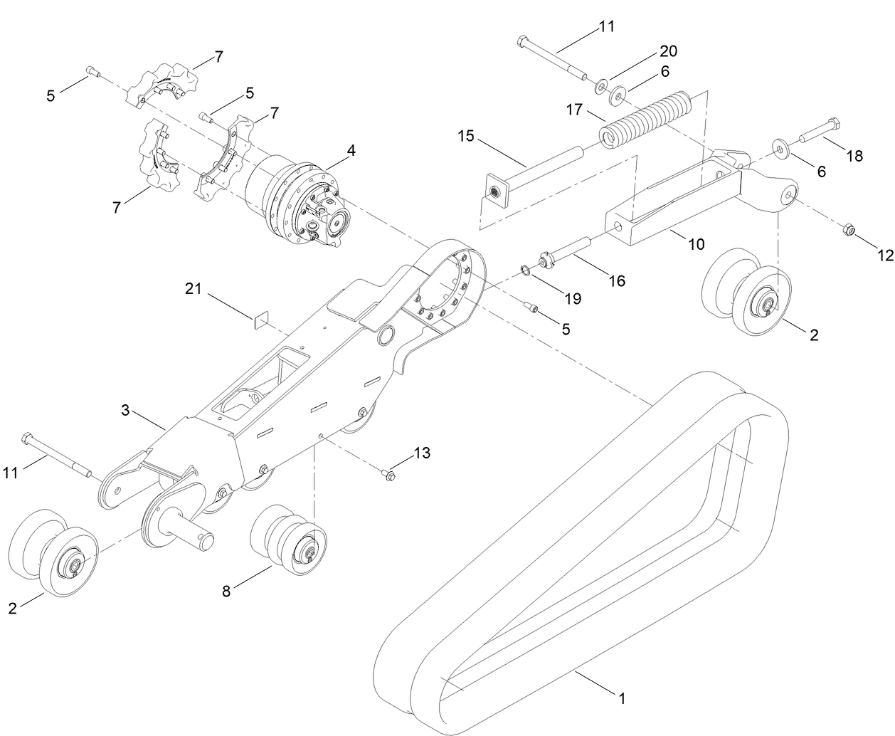 RH Track Assembly