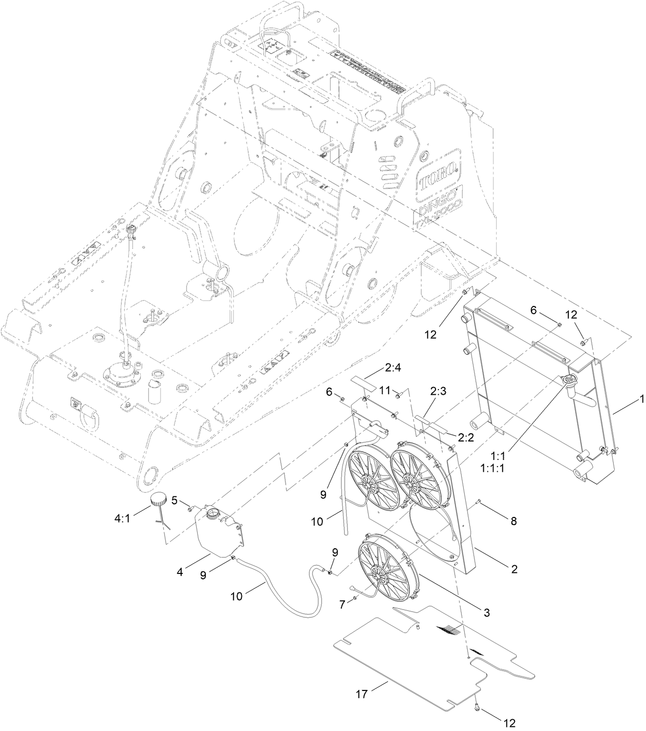 Radiatior and Fan Assembly