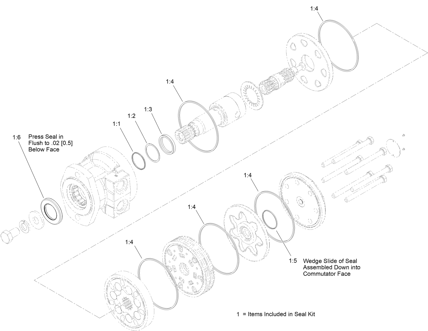 Hydraulic Motor Assembly No. 117-6306