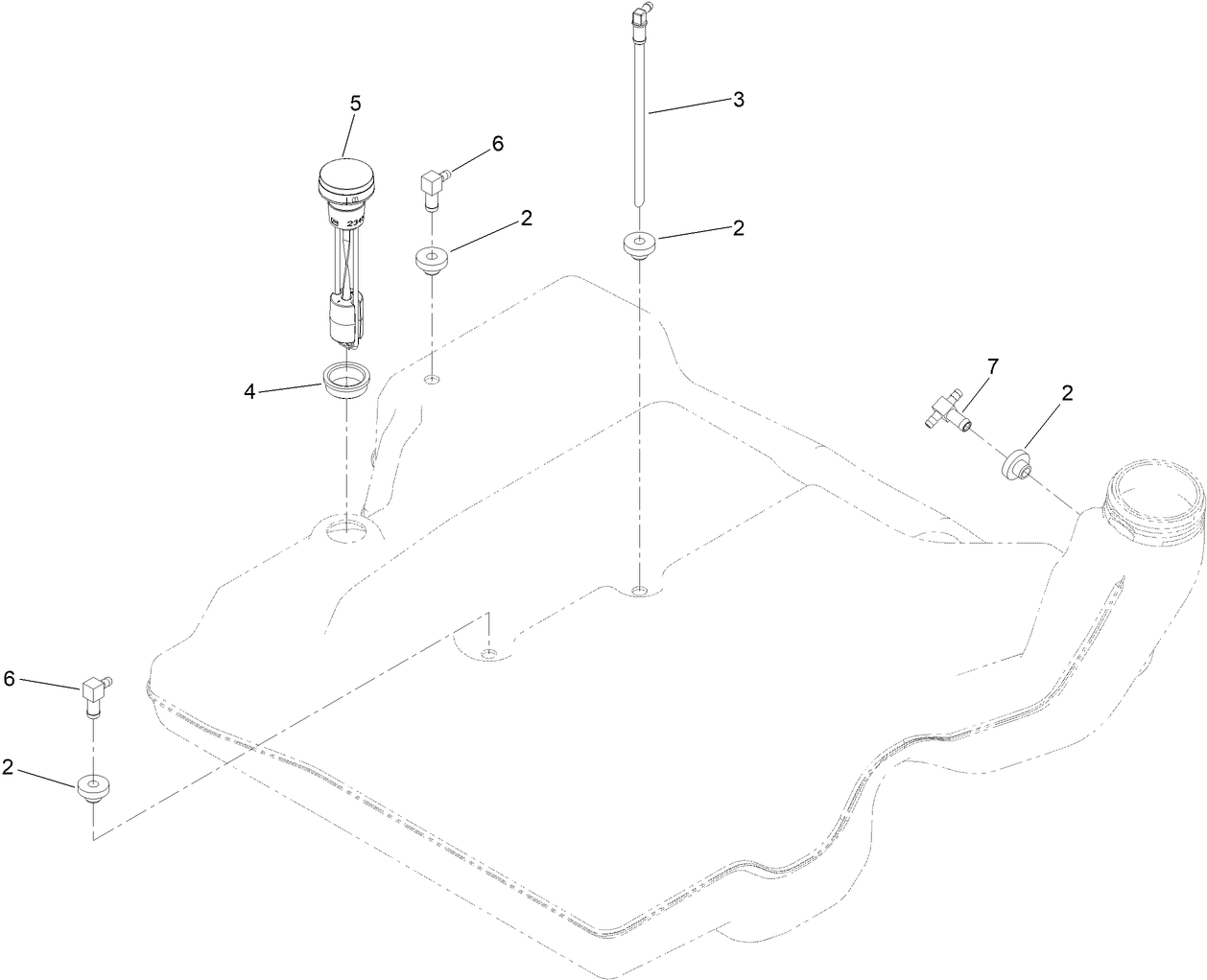 Fuel Tank Assembly No. 139-6722