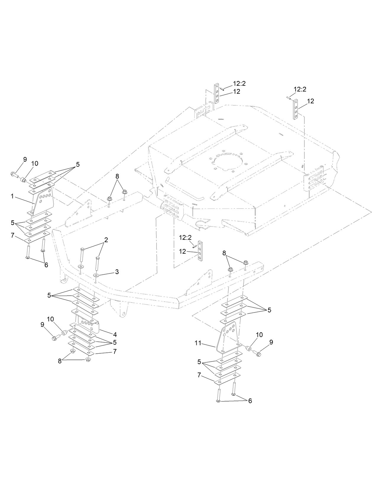 Height-of-Cut Bracket Assembly