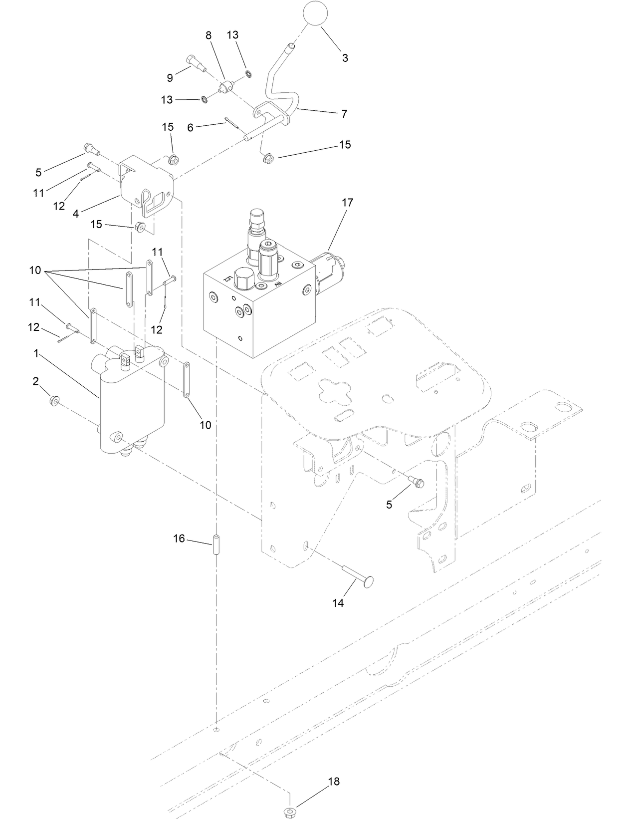 2-Spool Control Valve Assembly