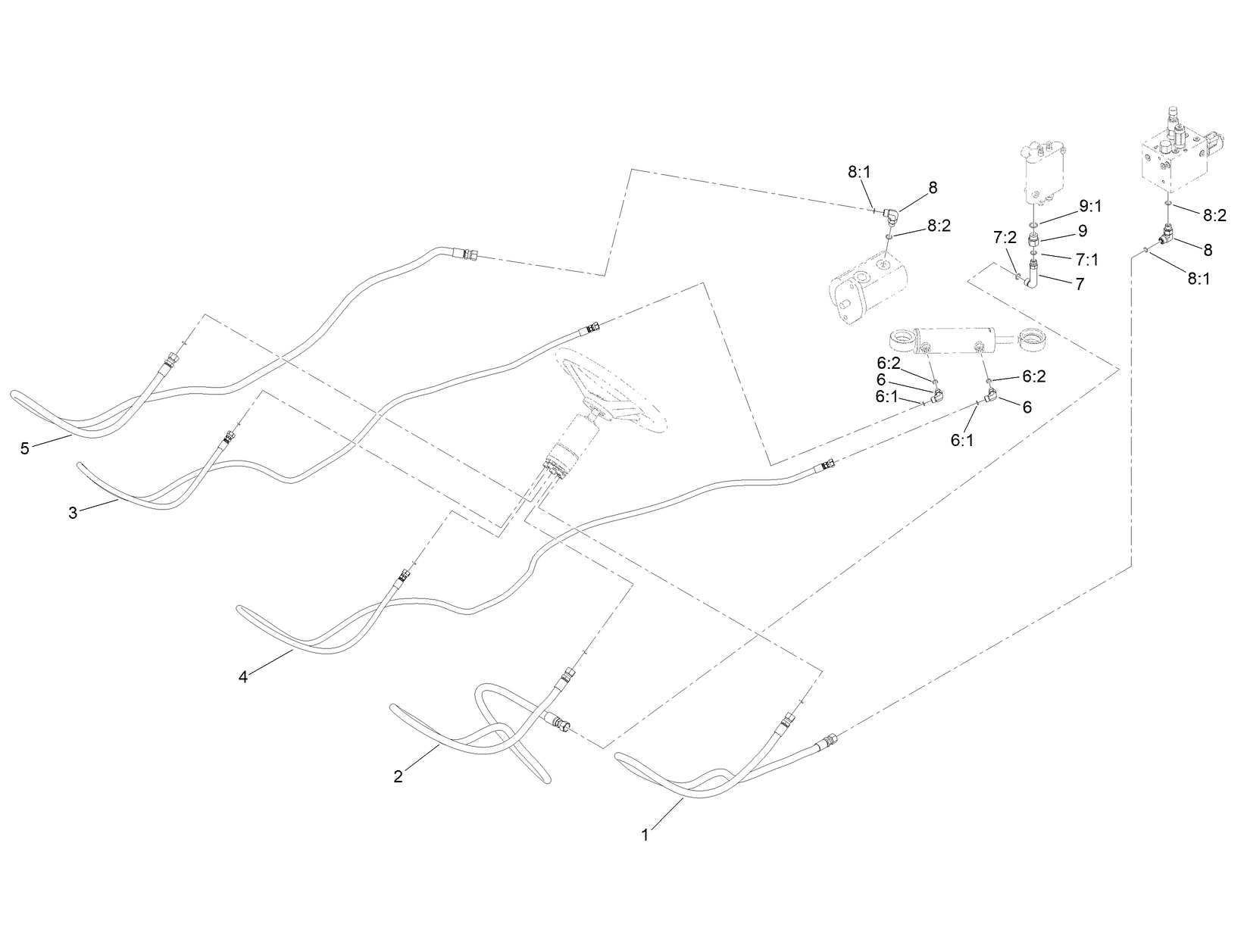 Steering Hydraulic Assembly