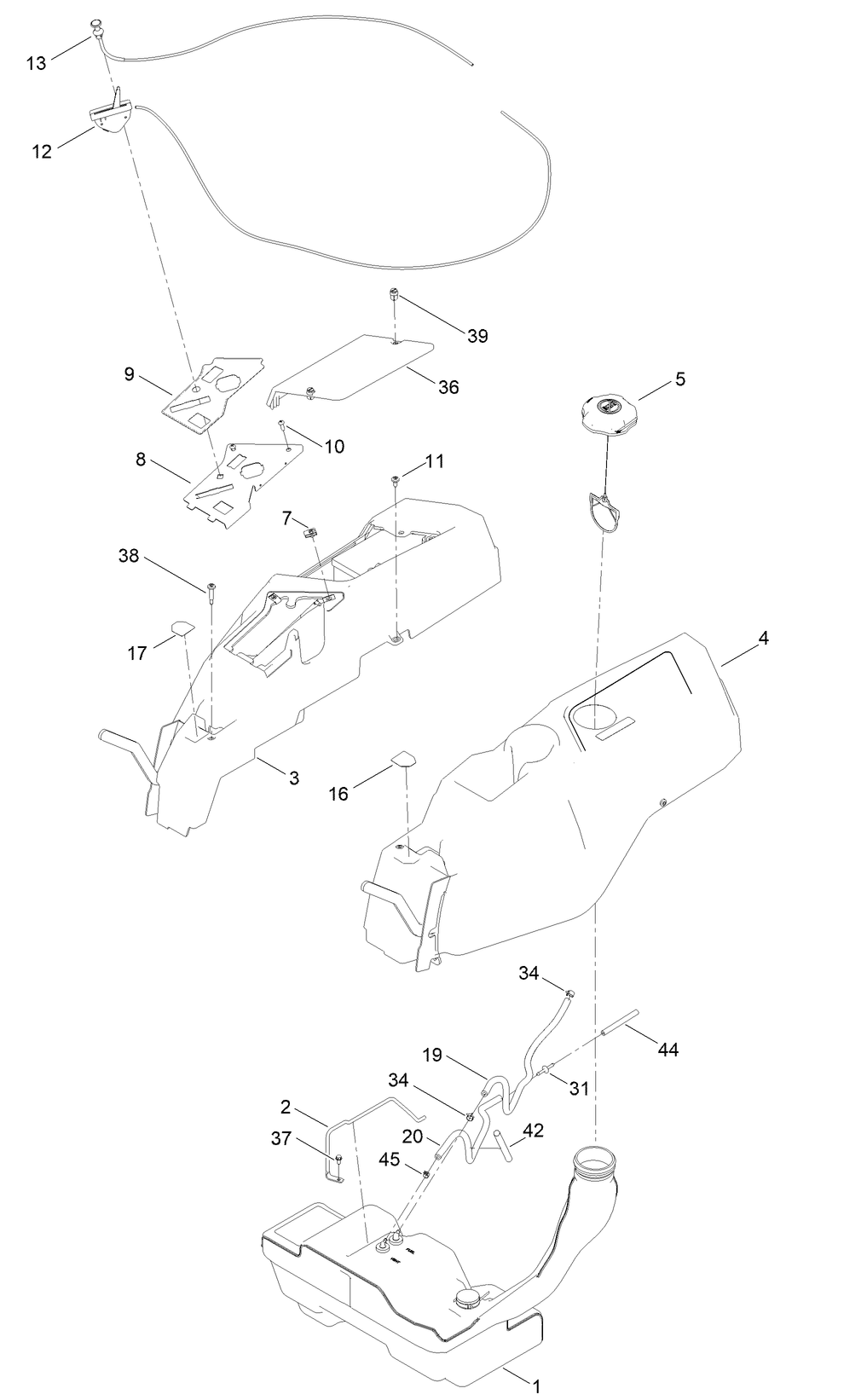 Body Styling and Fuel Pod Assembly