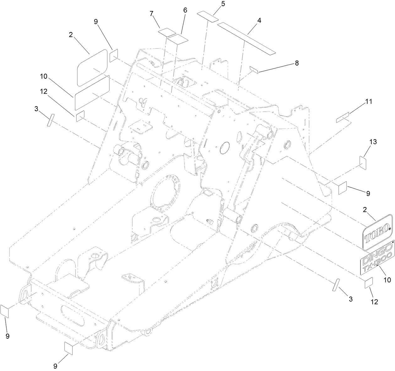 Frame Decal Assembly No. 163-5284