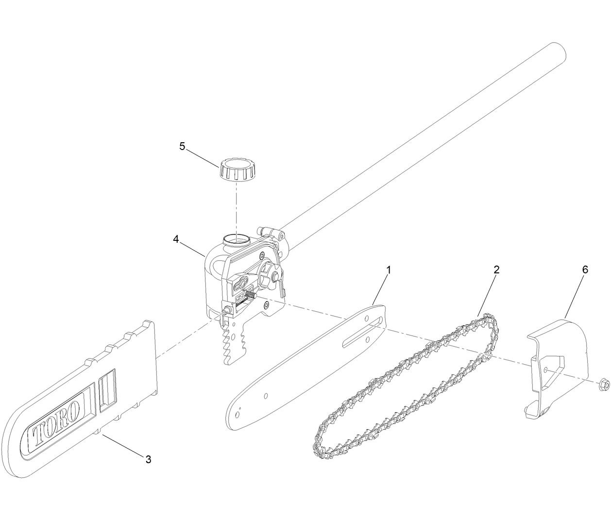 Pole Saw Attachment Assembly