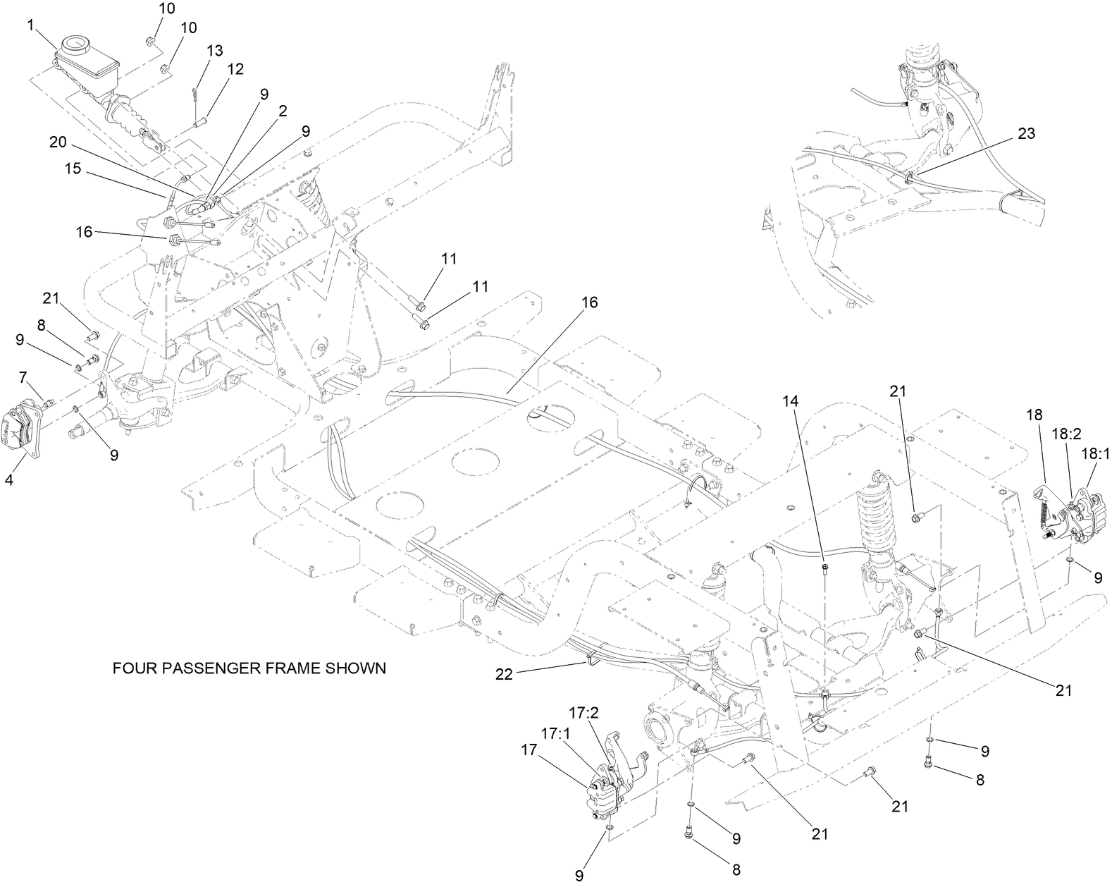 Front and Rear Brake Assembly