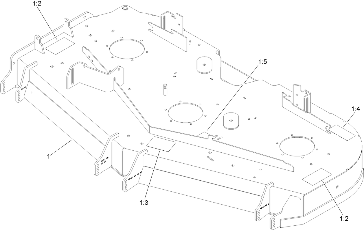 Deck Decal Assembly No. 147-7373