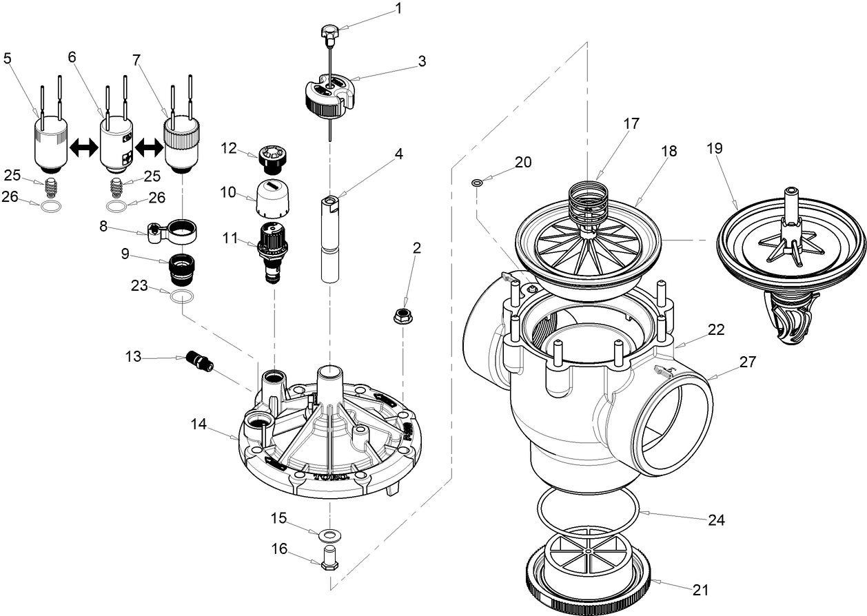 P-220 and Scrubber Series, 3' Valve