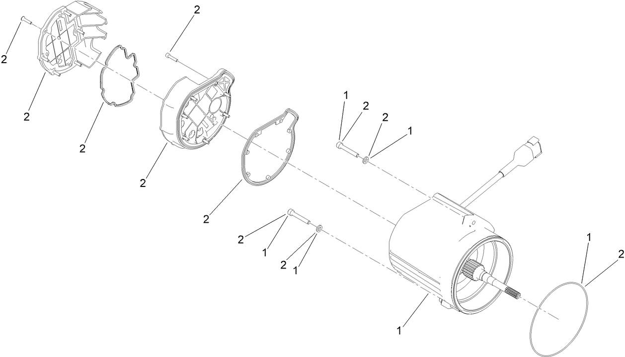 Drivetrain Assembly  Motor/Generator Assembly