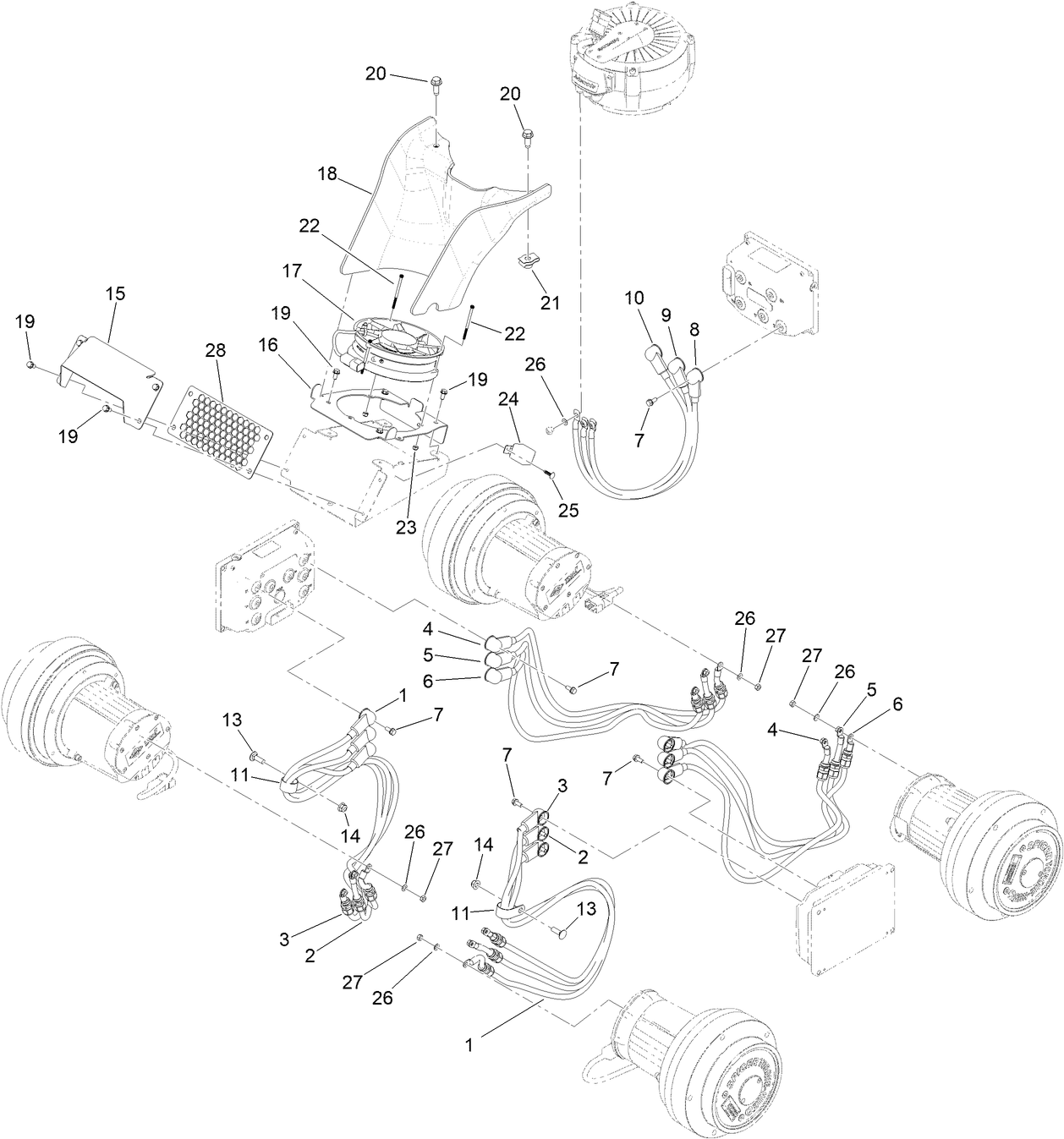 Drivetrain Electrical Connection Assembly