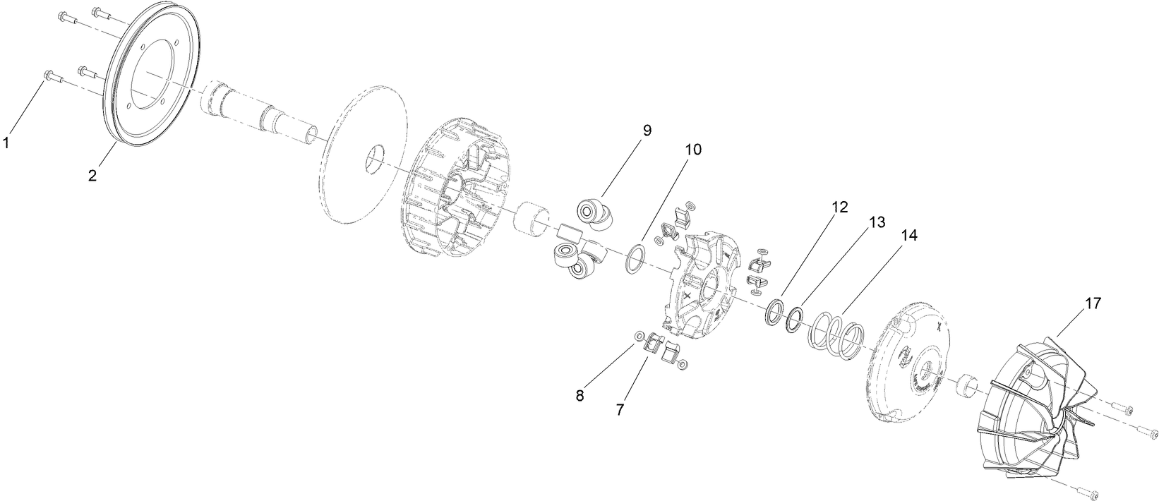 Primary Clutch Assembly No. 147-4088