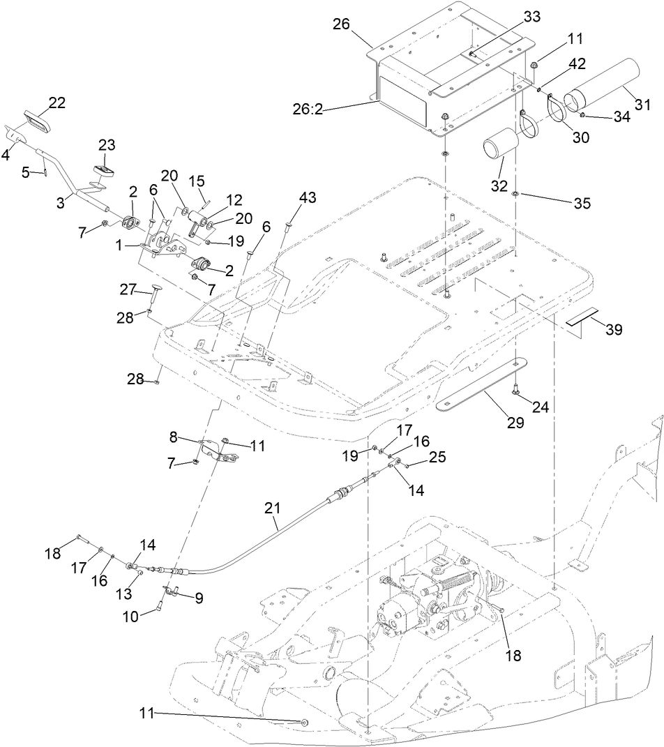 Traction Pedal Assembly