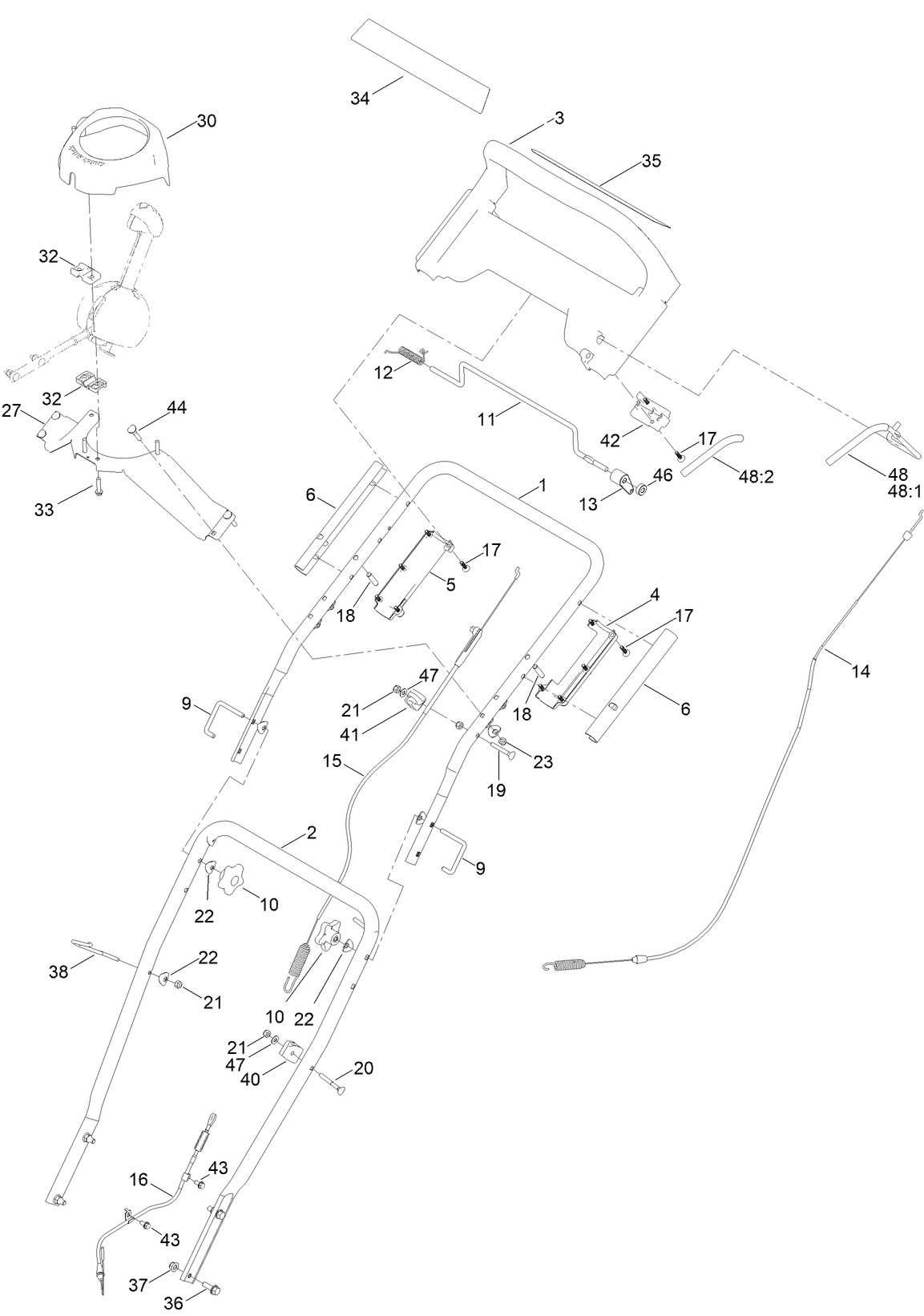 Handle and Control Assembly
