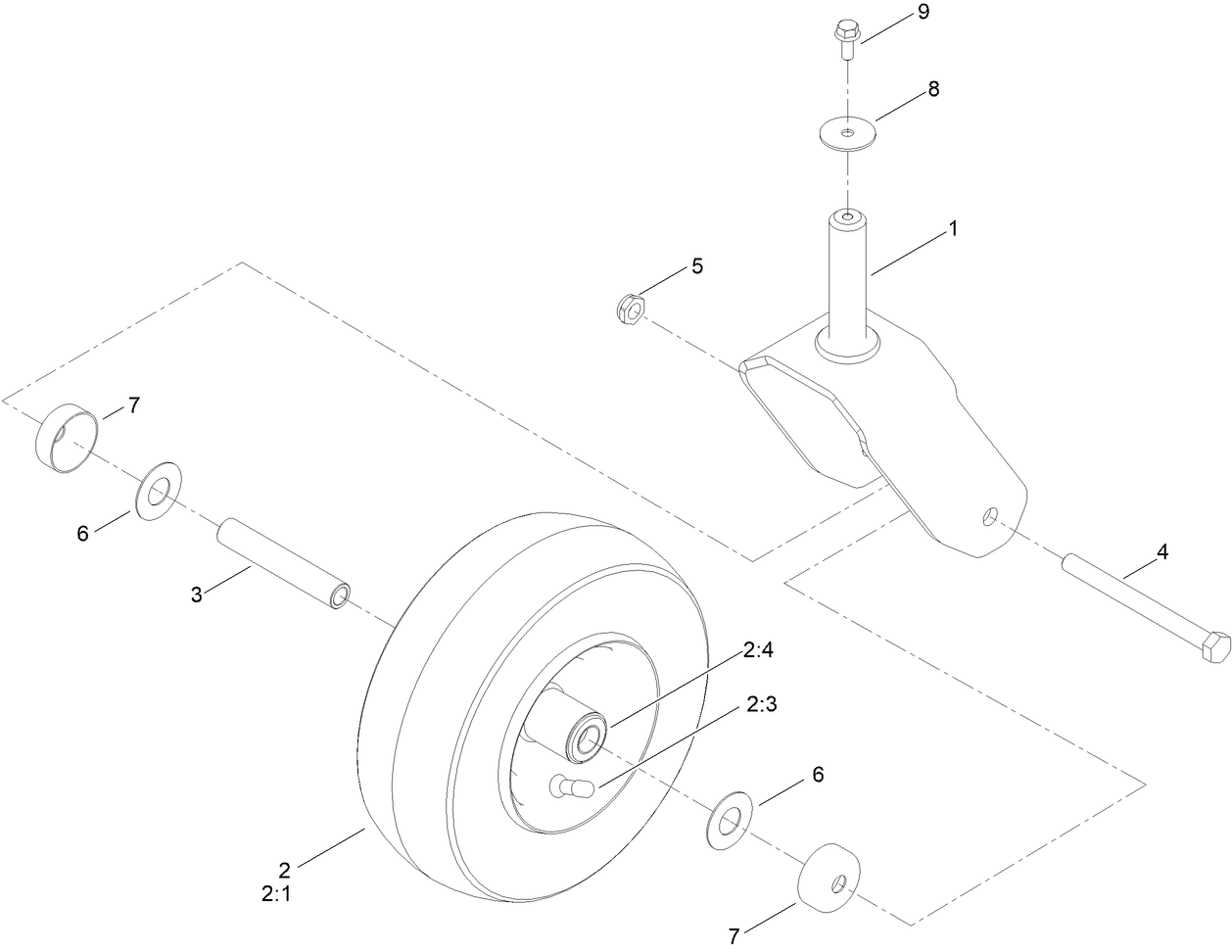 Caster Wheel Assembly