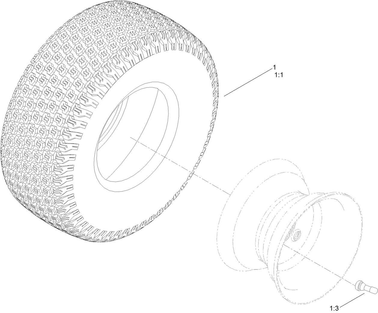 Rear Tire Assembly