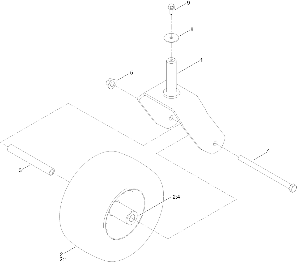 Caster Wheel Assembly