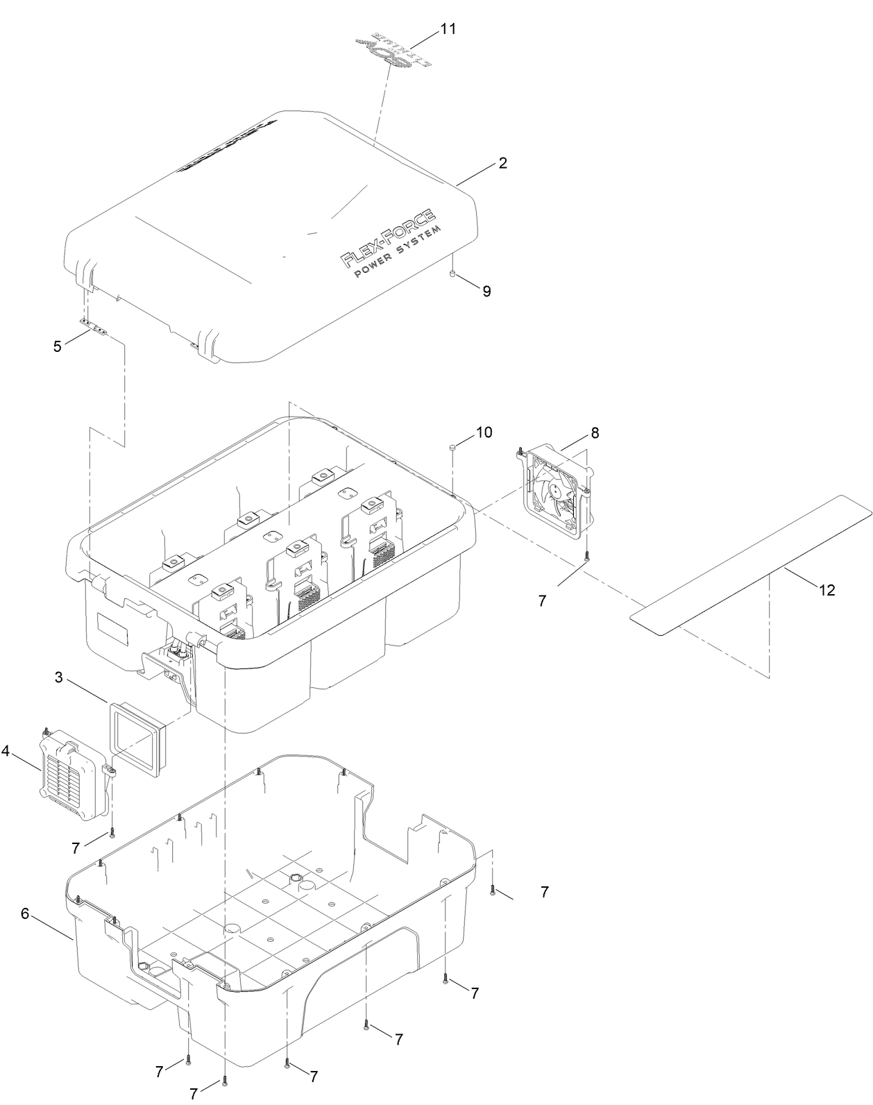 Battery Box Assembly No. 161-4483