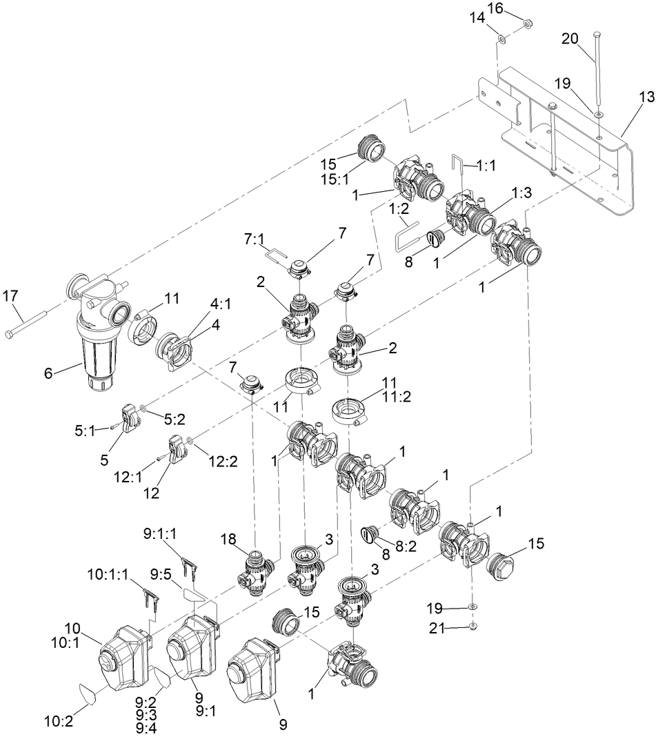 Agitation Manifold Assembly