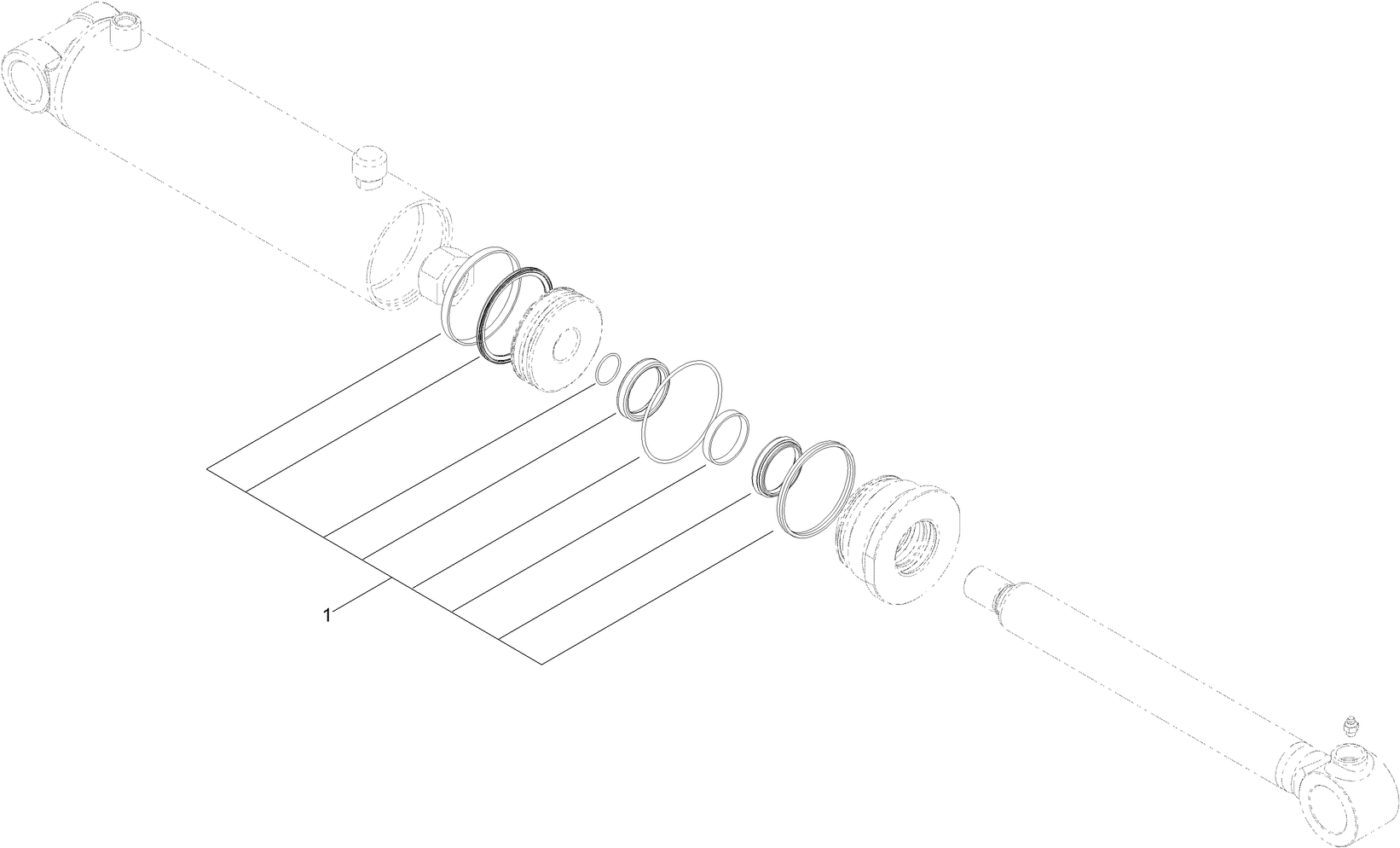 Hydraulic Cylinder Assembly No. 145-4446