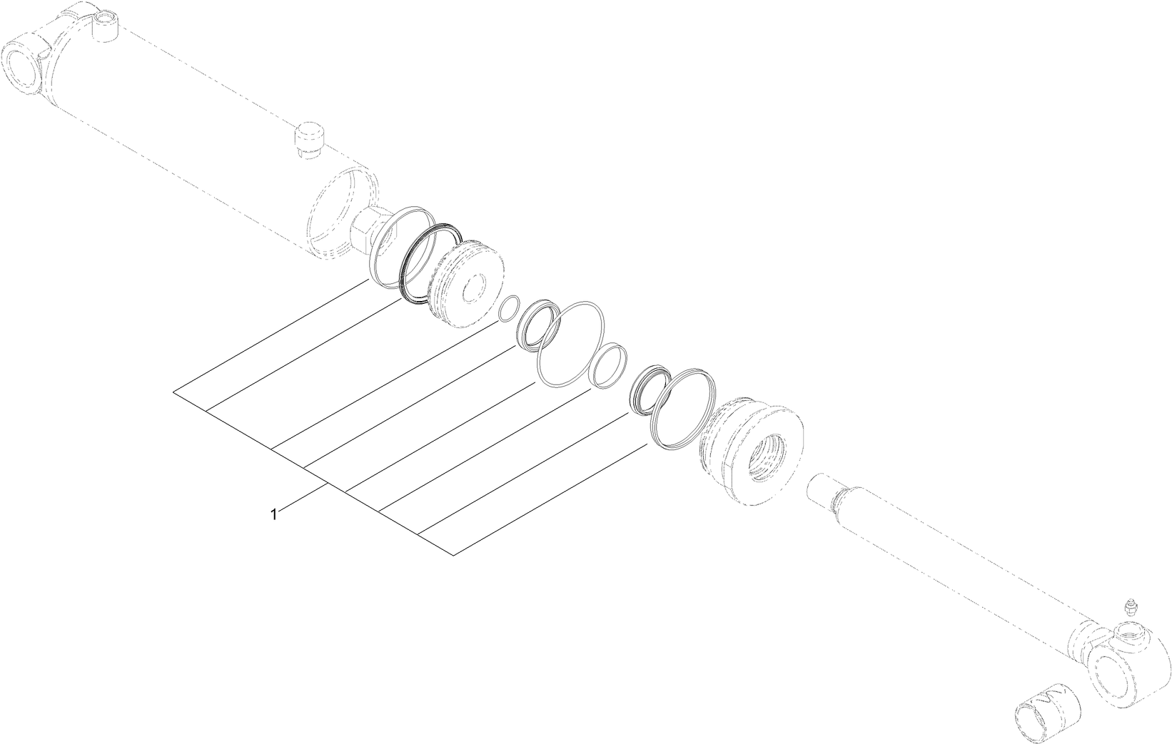 Hydraulic Cylinder Assembly No. 147-6889