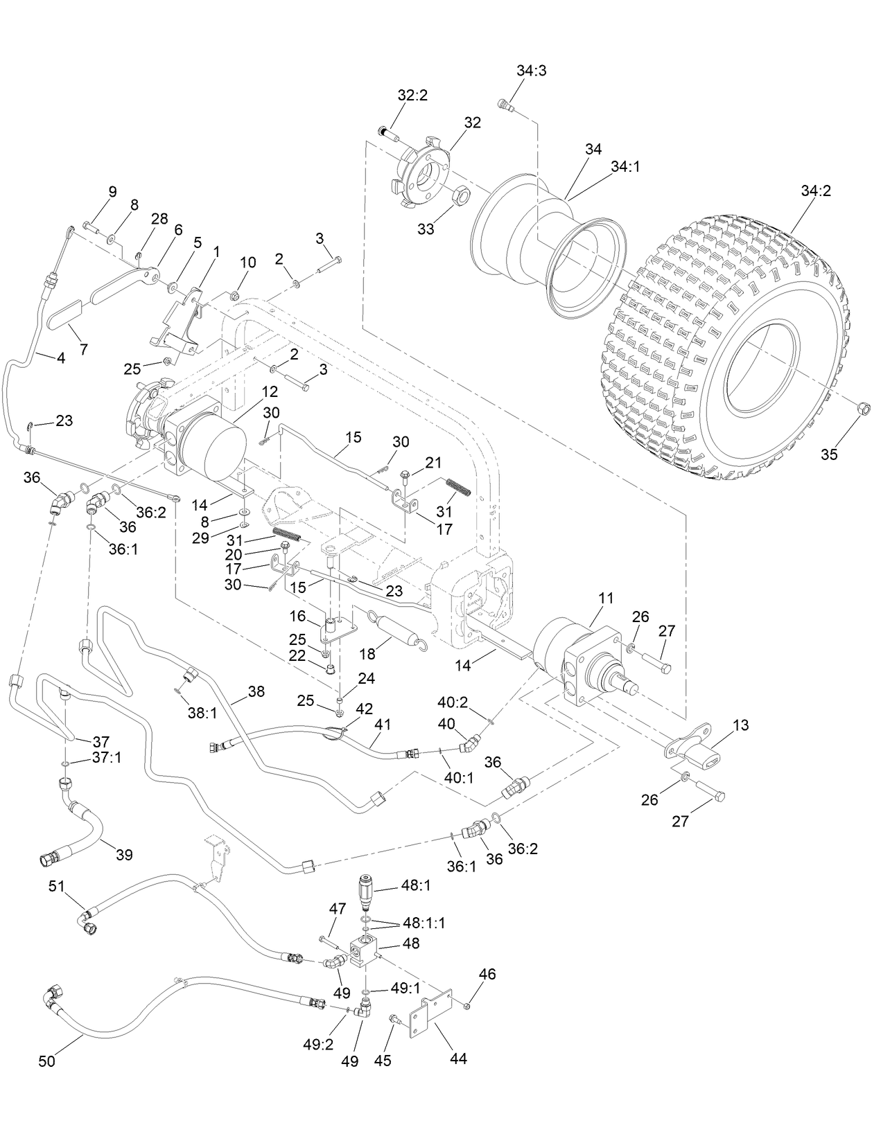 Rear Wheel Assembly