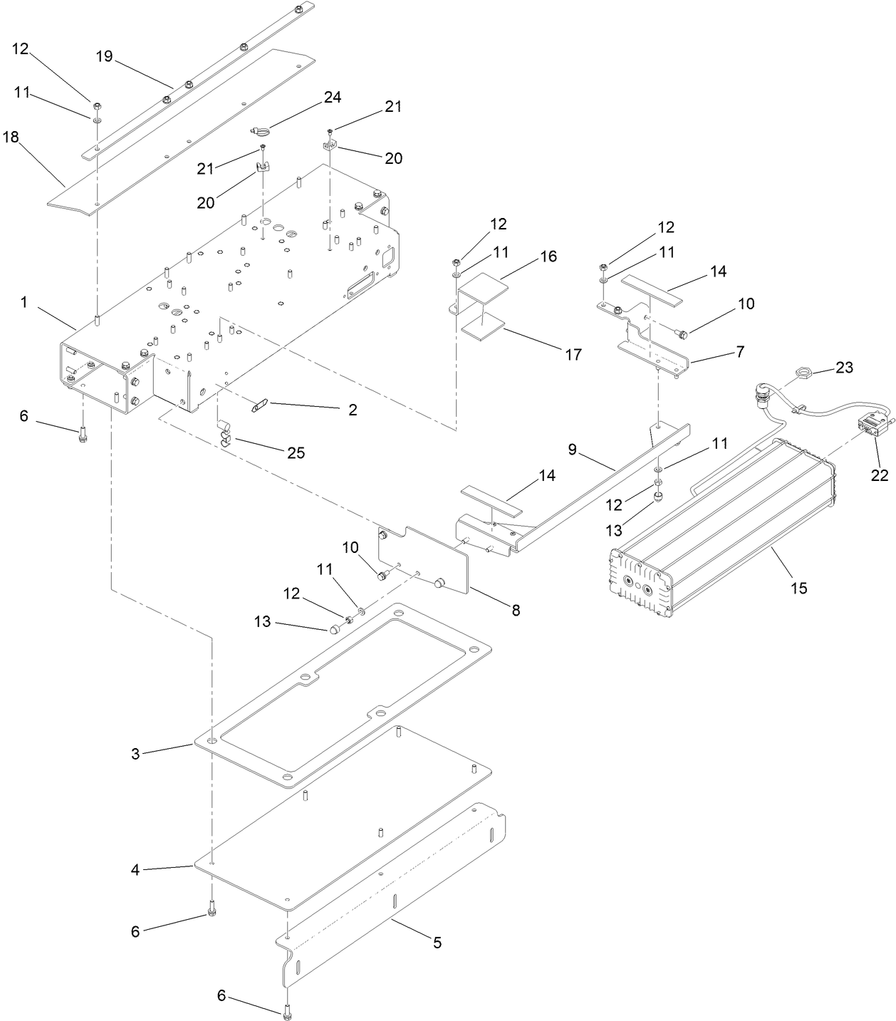 Electrical Box and Battery Assembly