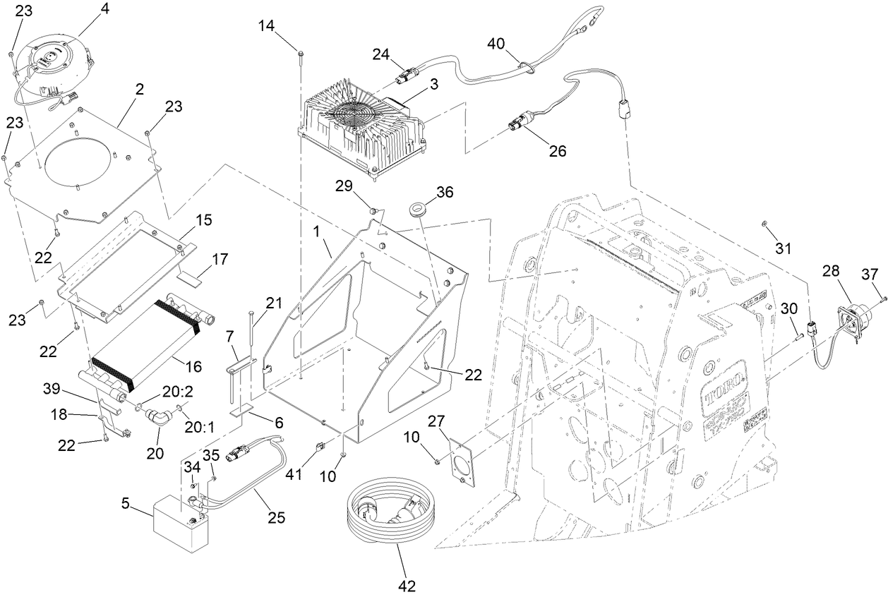Cooling and Charging Assembly