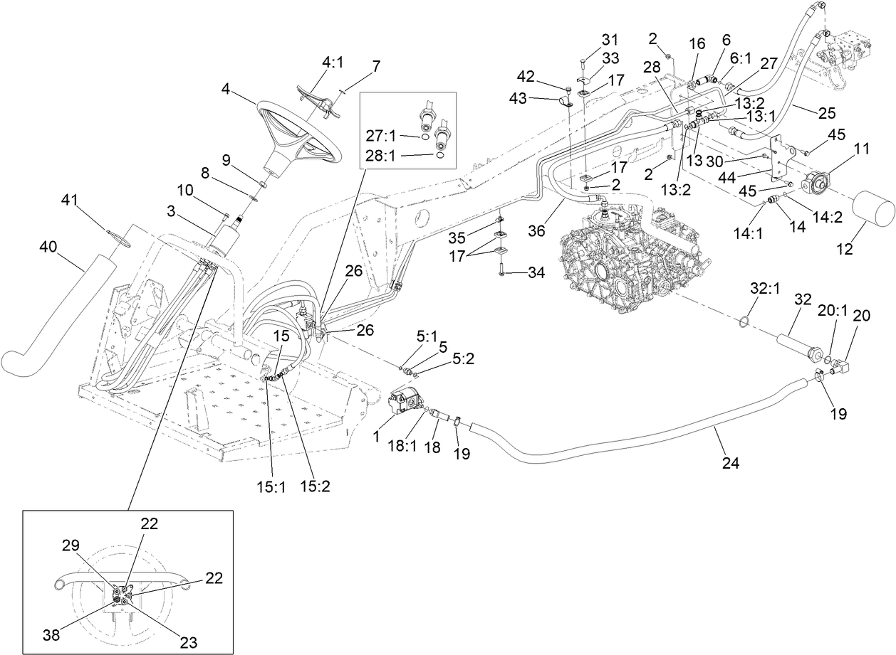 Hydraulic Steering Assembly